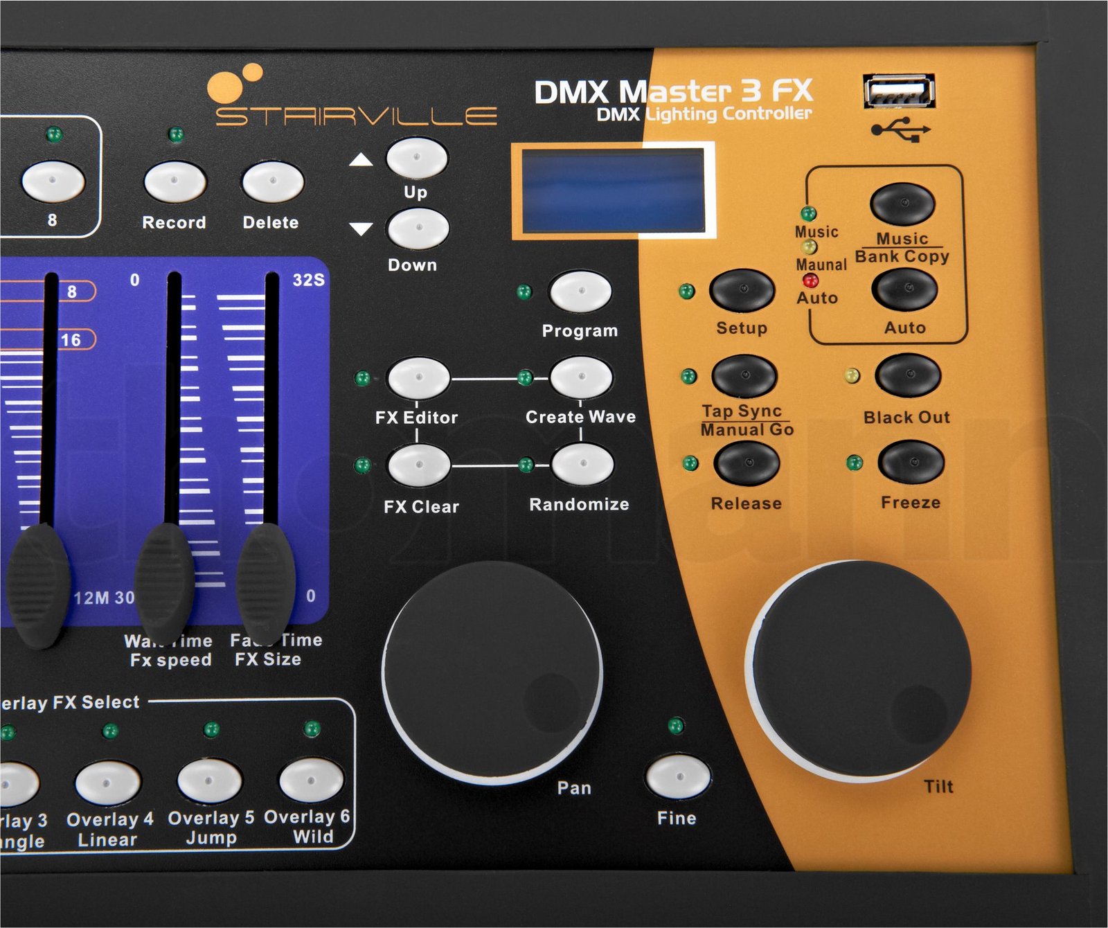 בקר תאורה Stairville DMX-Master 3 - FX 6 בקר תאורה Stairville DMX-Master 3 - FX — תמונה 6
