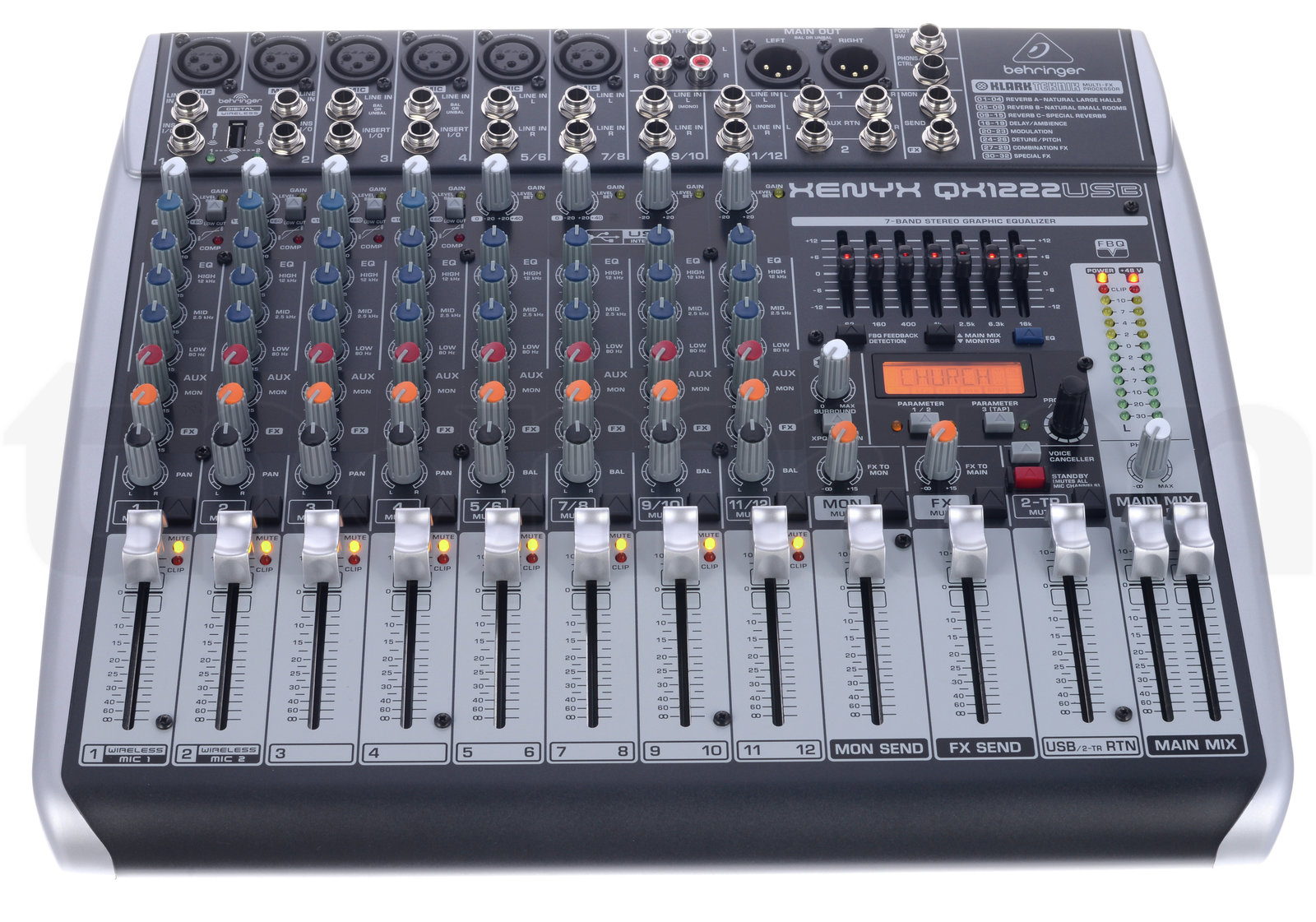 מיקסר Behringer Xenyx QX1222USB 3 מיקסר Behringer Xenyx QX1222USB — תמונה 3