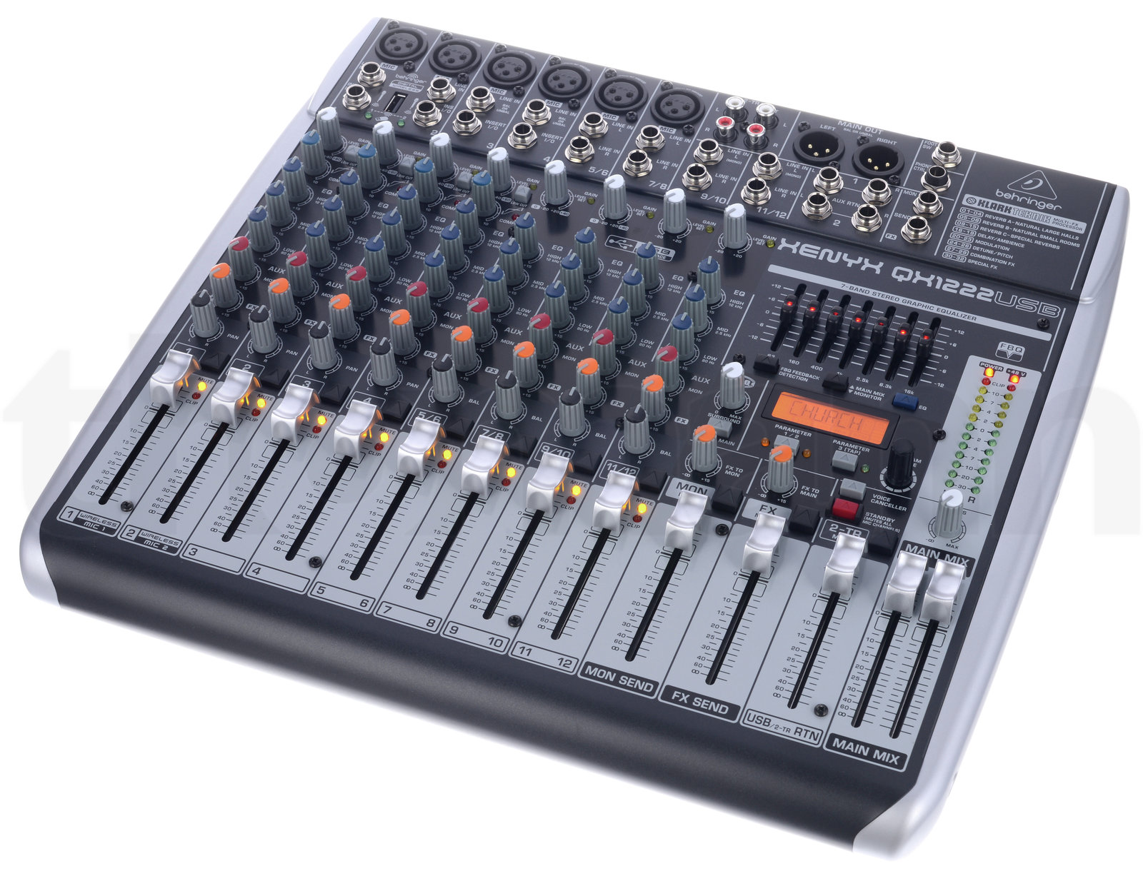מיקסר Behringer Xenyx QX1222USB 2 מיקסר Behringer Xenyx QX1222USB — תמונה 2