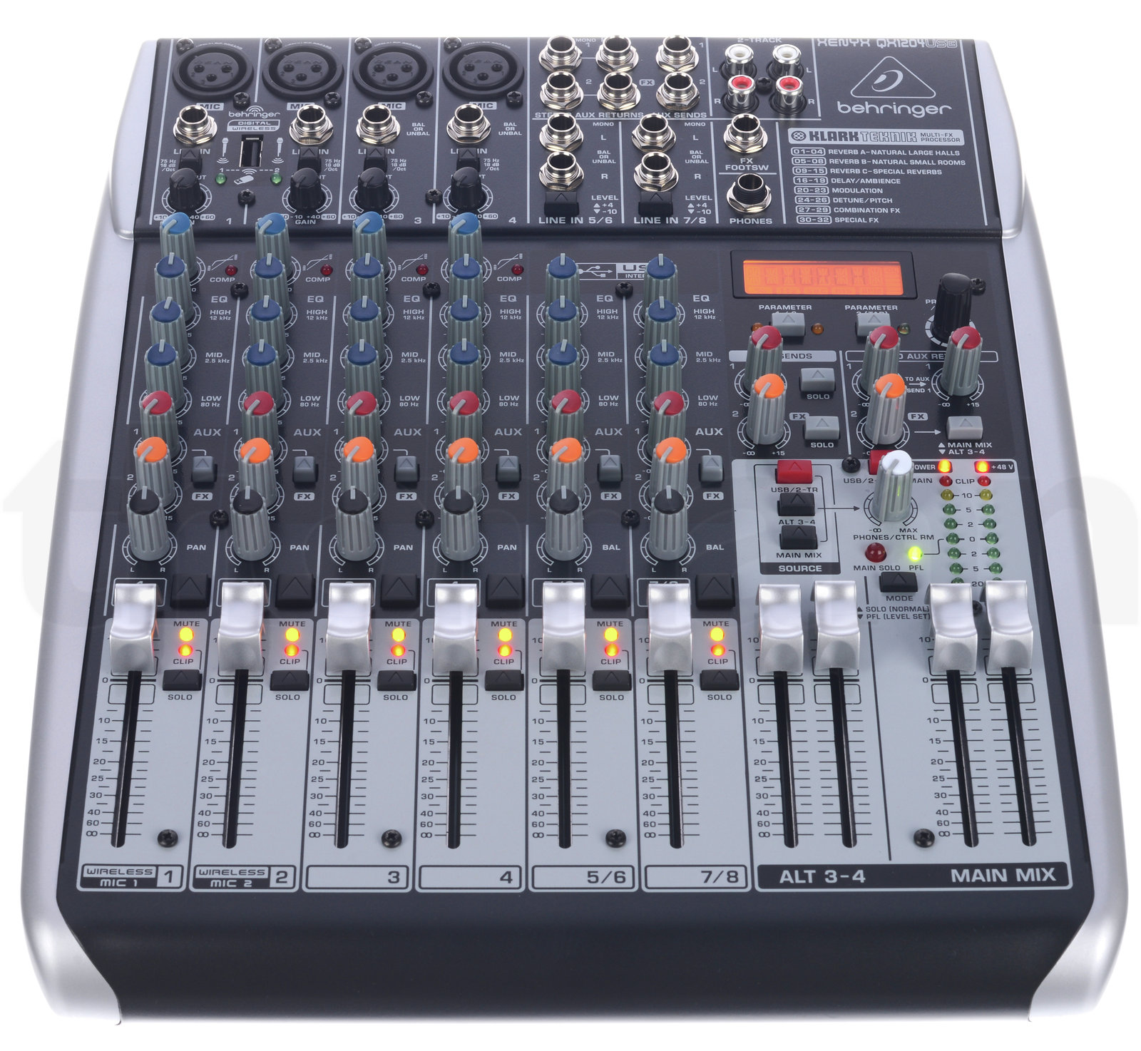 מיקסר Behringer Xenyx QX1204USB 3 מיקסר Behringer Xenyx QX1204USB — תמונה 3