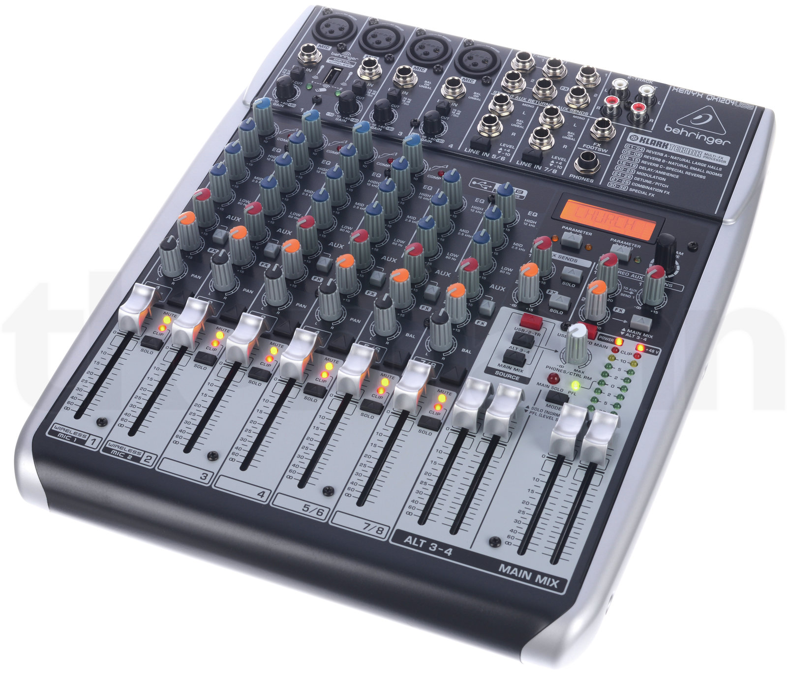 מיקסר Behringer Xenyx QX1204USB 2 מיקסר Behringer Xenyx QX1204USB — תמונה 2