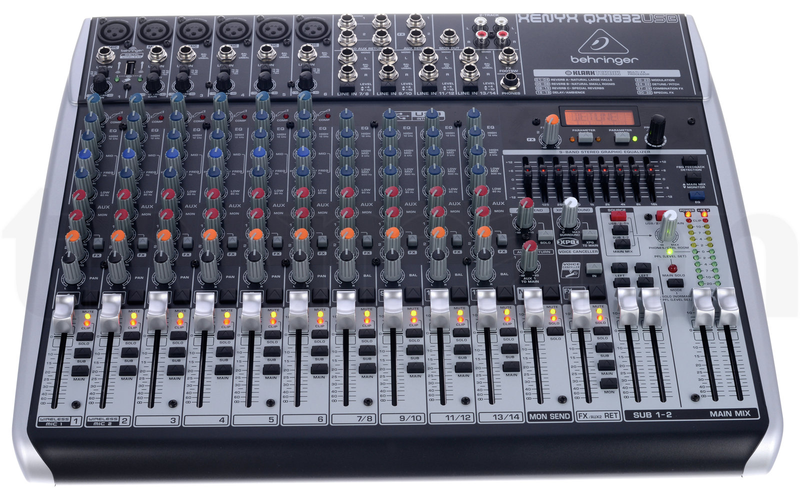 מיקסר Behringer Xenyx QX1832USB 3 מיקסר Behringer Xenyx QX1832USB — תמונה 3