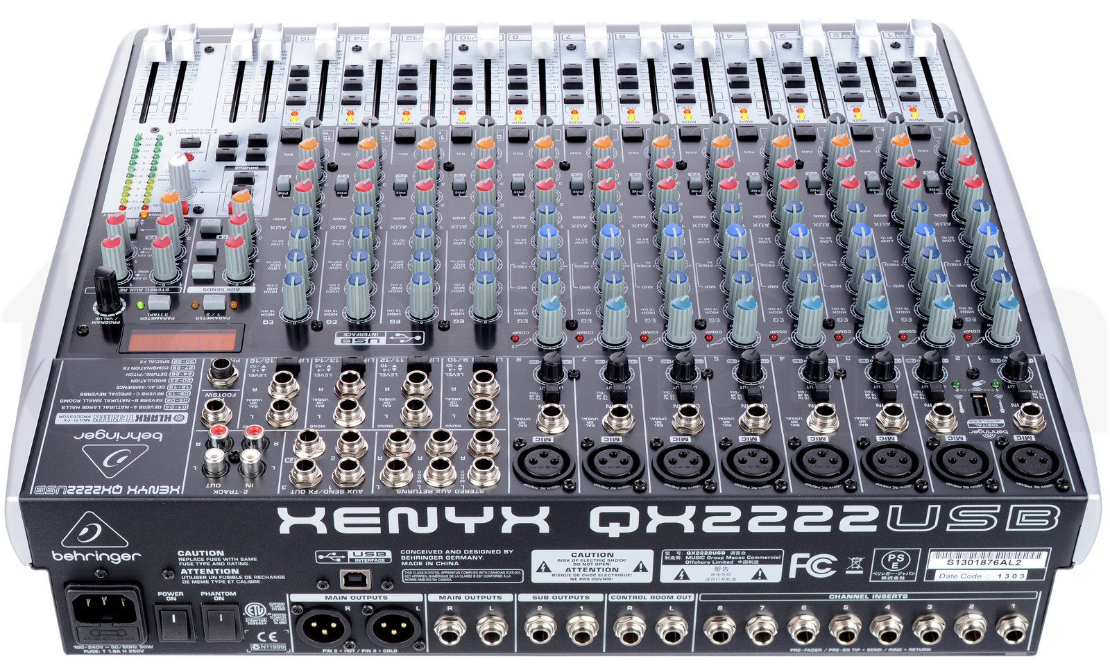 מיקסר Behringer Xenyx QX2222USB 4 מיקסר Behringer Xenyx QX2222USB — תמונה 4