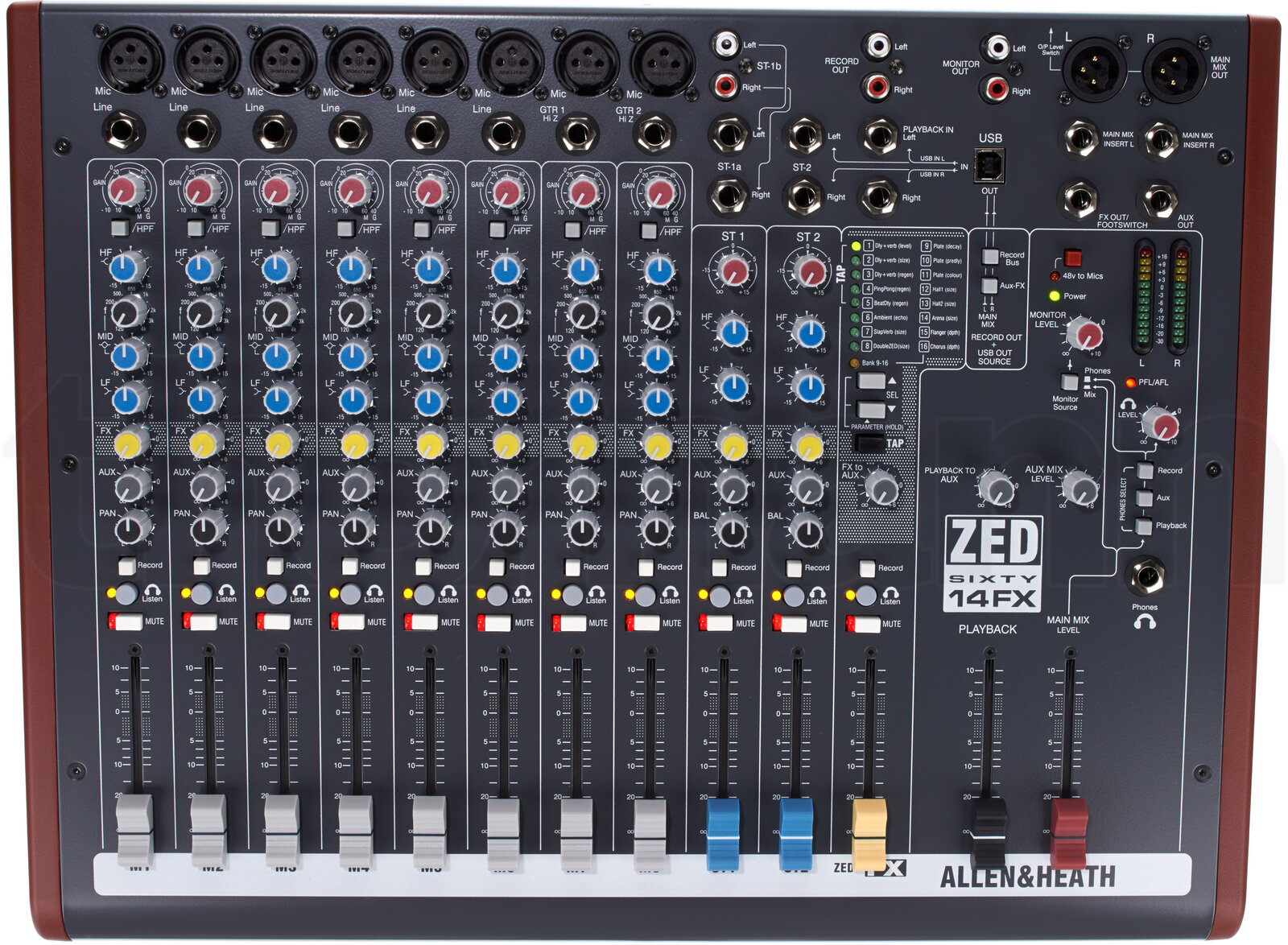 מיקסר Allen & Heath ZED60-14FX 5 מיקסר Allen & Heath ZED60-14FX — תמונה 5