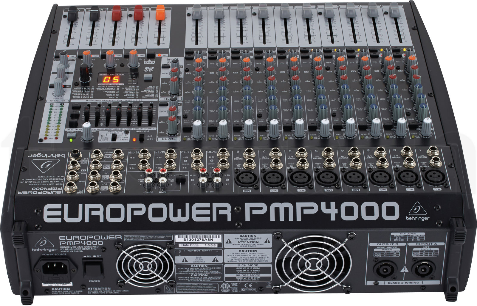 מיקסר Behringer PMP 4000 6 מיקסר Behringer PMP 4000 — תמונה 6