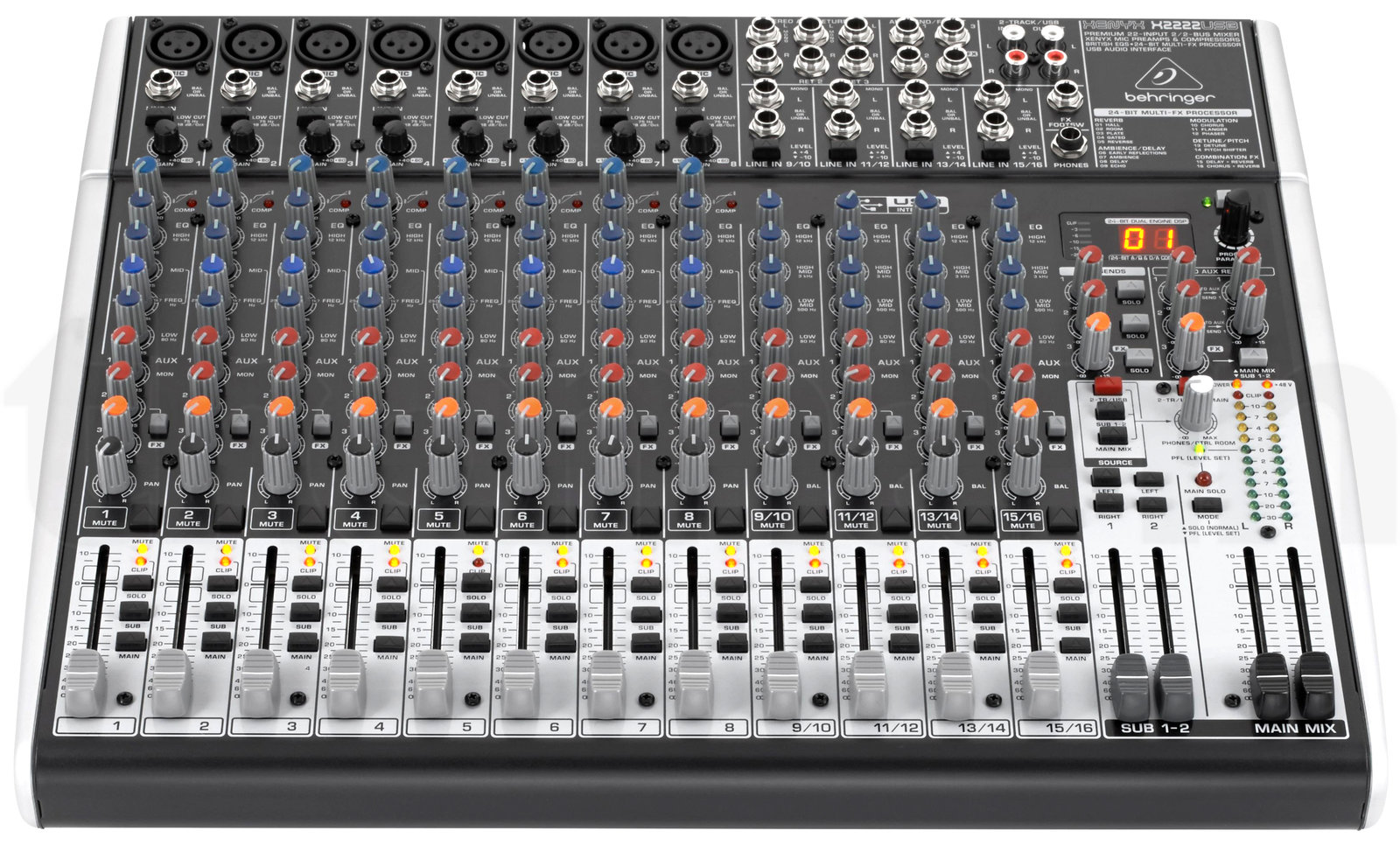מיקסר Behringer Xenyx X2222USB 3 מיקסר Behringer Xenyx X2222USB — תמונה 3