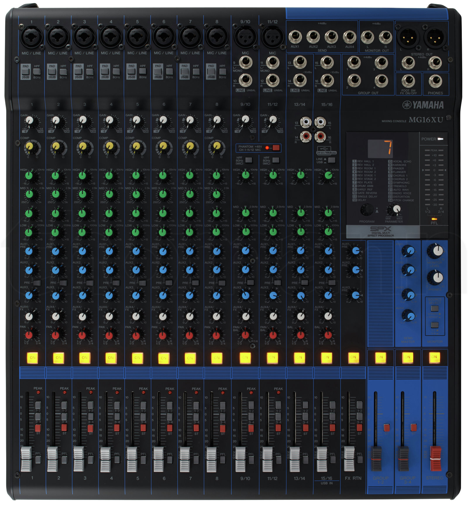 מיקסר Yamaha MG16XU 6 מיקסר Yamaha MG16XU — תמונה 6