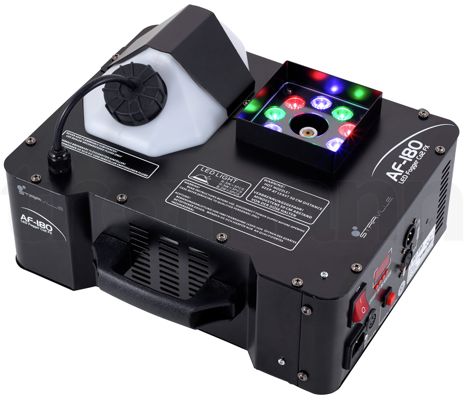 אפקט תאורה Stairville AF-180 LED Fogger Co2 FX DMX 2 אפקט תאורה Stairville AF-180 LED Fogger Co2 FX DMX — תמונה 2
