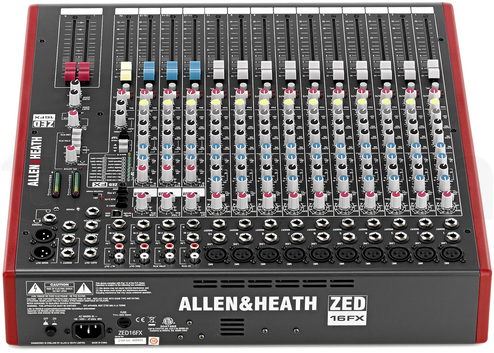 מיקסר Allen & Heath ZED-16FX 5 מיקסר Allen & Heath ZED-16FX — תמונה 5