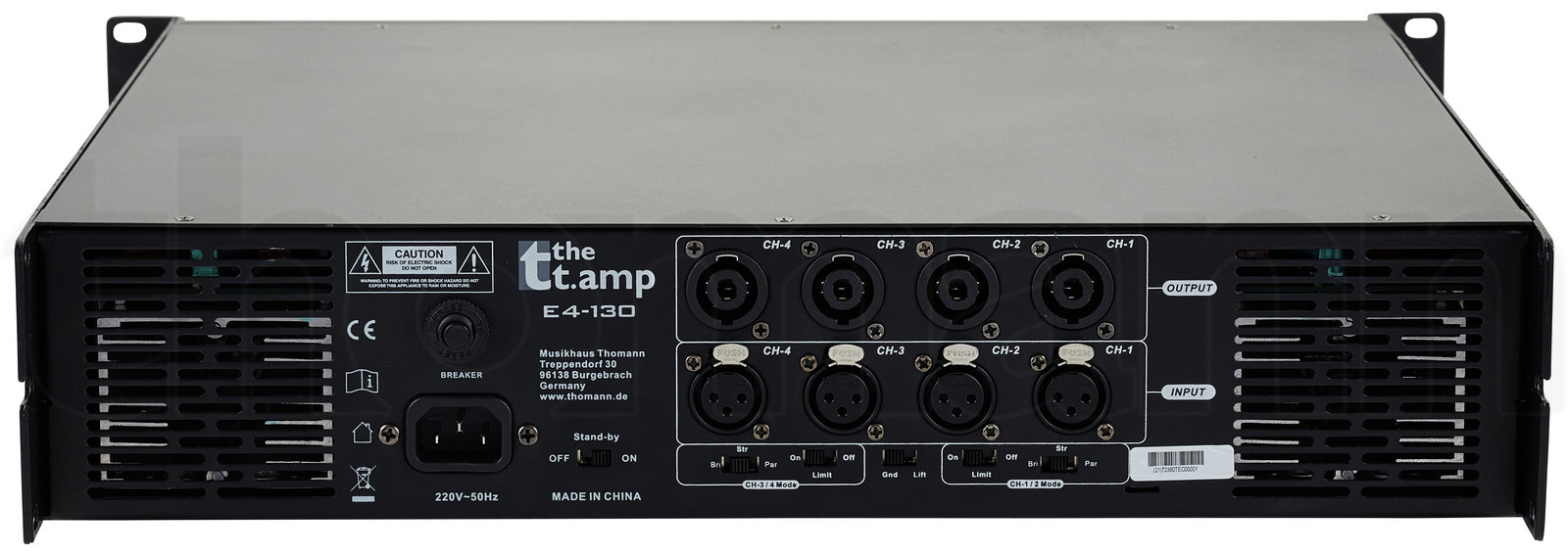 מגבר הספק the t.amp E4-130 5 מגבר הספק the t.amp E4-130 — תמונה 5