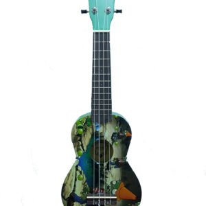 יוקללה סופרן עם גרפיקה גמדים Aloha UK-300Q