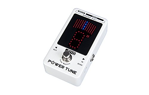 פדל טיונר LED משולב ספק כח ל- 8 אפקטים עם אביזרים Joyo Power Tune JF-18R 1 פדל טיונר LED משולב ספק כח ל 8 אפקטים עם אביזרים Joyo Power Tune JF 18R
