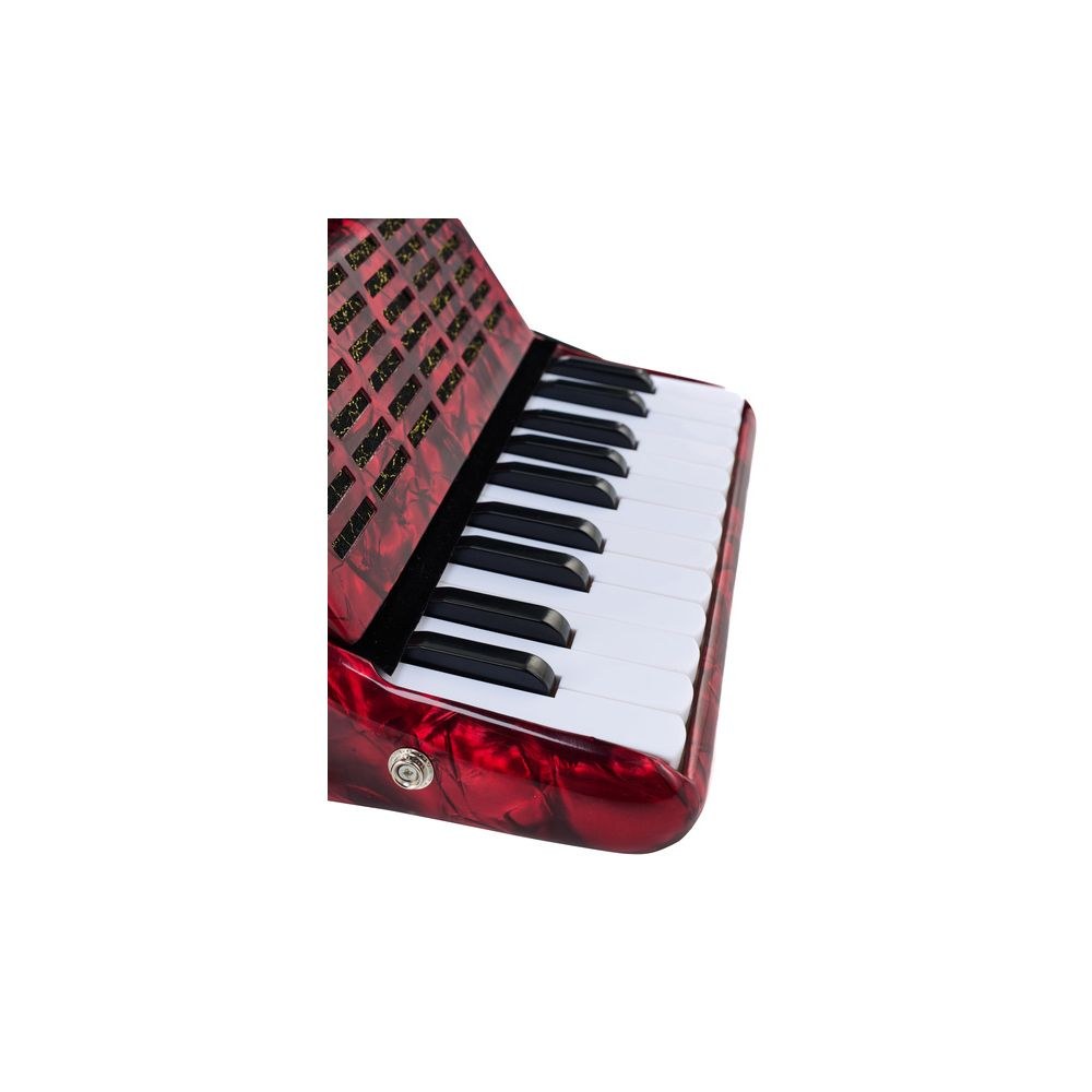 אקורדיון לילדים Startone – 22 קלידים ו-8 בסים, 2 שורות לשוניות, כולל תיק ורצועות, אדום (יבוא בלעדי) 5 האקורדיון האדום לילדים – אקורדיון לילדים, תמונה 5