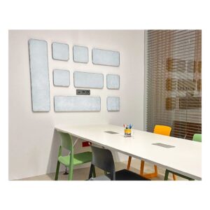 ערכת אקוסטיקה Isinac HOME CUBE אפור – 9 פאנלים בעובי 5 ס״מ עם דבק מובנה