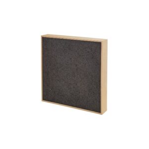 בולם אקוסטי t.akustik 60×60 ס״מ מצמר עץ וצמנט – לתדרים 250–4000 הרץ, מקדם בליעה 0.75, אפור