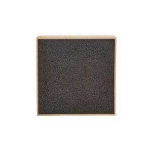 בולם אקוסטי t.akustik 60×60 ס״מ מצמר עץ וצמנט – לתדרים 250–4000 הרץ, מקדם בליעה 0.75, אפור