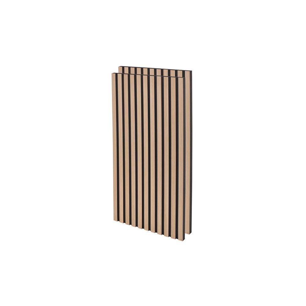 זוג בולמים אקוסטיים t.akustik עם פסי עץ – 120×60 ס״מ, לבד PET, מראה עץ בהיר, לקיר 1 זוג בולמים אקוסטיים t.akustik עם פסי עץ – 120×60 ס״מ, לבד PET, מראה עץ בהיר, לקיר