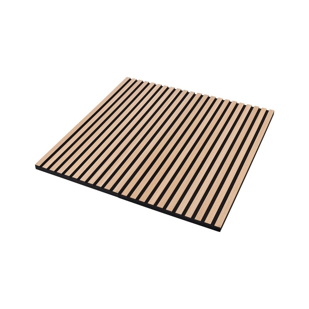 זוג בולמים אקוסטיים t.akustik עם פסי עץ – 120×60 ס״מ, לבד PET, מראה עץ בהיר, לקיר 6 זוג הבולמים עם פסי העץ – בולם אקוסטי לקיר, תמונה 6