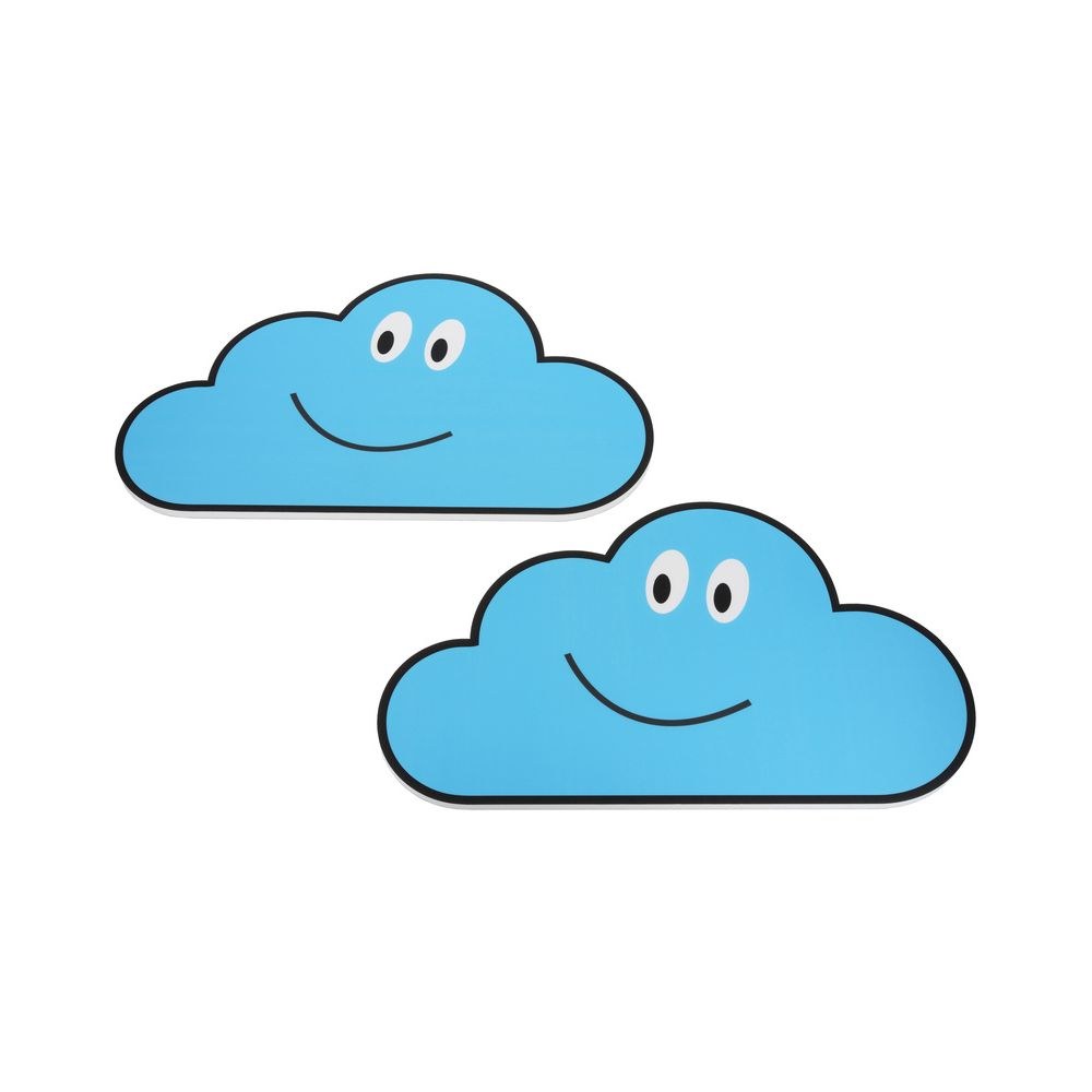 זוג פאנלים אקוסטיים תלויים בצורת ענן t.akustik – 110×64 ס״מ, PET מודפס משני הצדדים, לגנים ולכיתות 1 זוג פאנלים אקוסטיים תלויים בצורת ענן t.akustik – 110×64 ס״מ, PET מודפס משני הצדדים, לגנים ולכיתות
