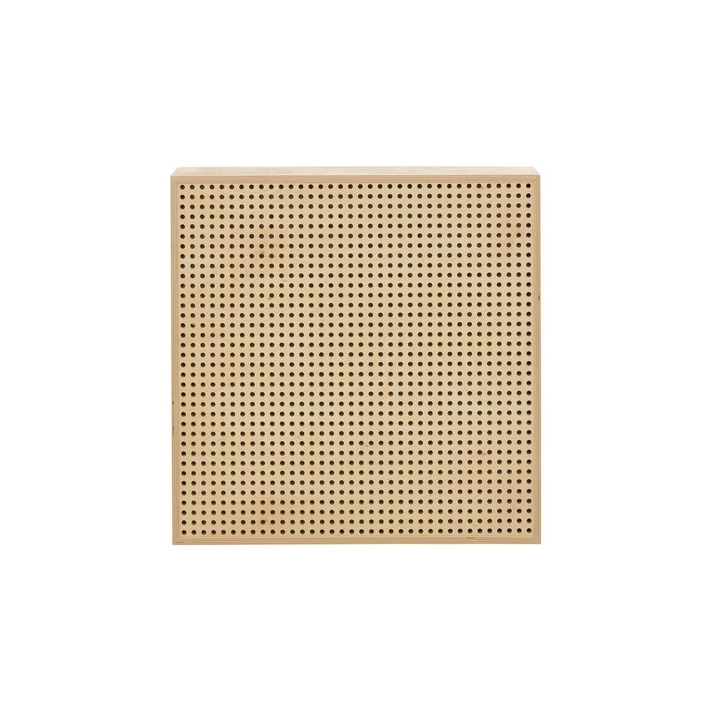 בולם אקוסטי מחורר t.akustik 60×60 ס״מ – לתדרי אמצע 200–3000 הרץ, מסגרת ליבנה, עומק 10 ס״מ 2 הבולם המחורר לתדרי האמצע – בולם אקוסטי מחורר, תמונה 2