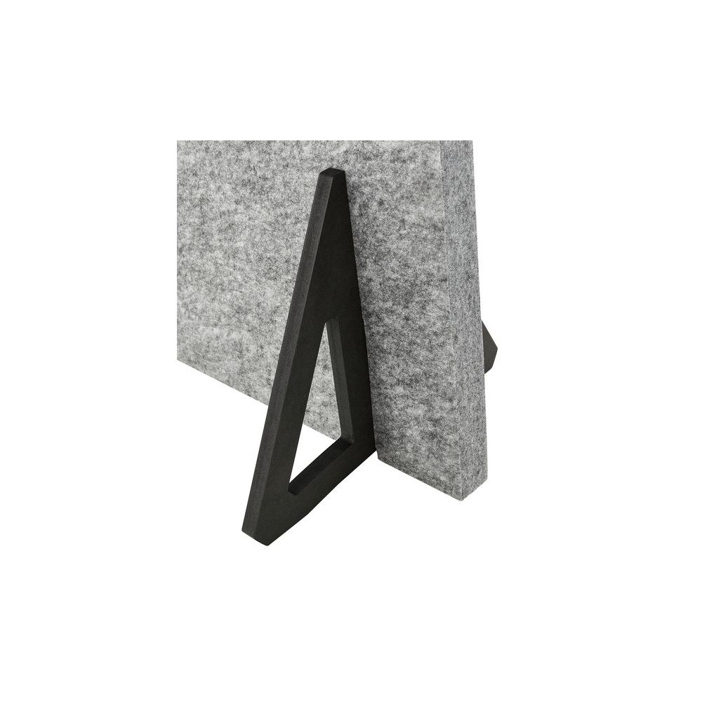 מחיצה אקוסטית ניידת t.akustik מלבד PET – 195×95 ס״מ, NRC 0.95, עומדת על רגליות, אפור-כסוף 7 המחיצה האקוסטית הניידת – מחיצה אקוסטית, תמונה 7