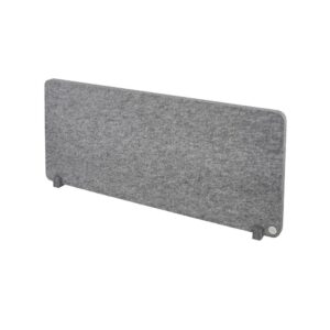 פאנל אקוסטי PET t.akustik 140×60 ס״מ – עם 2 רגליות, NRC 0.95, עמיד ללחות, אפור-כסוף