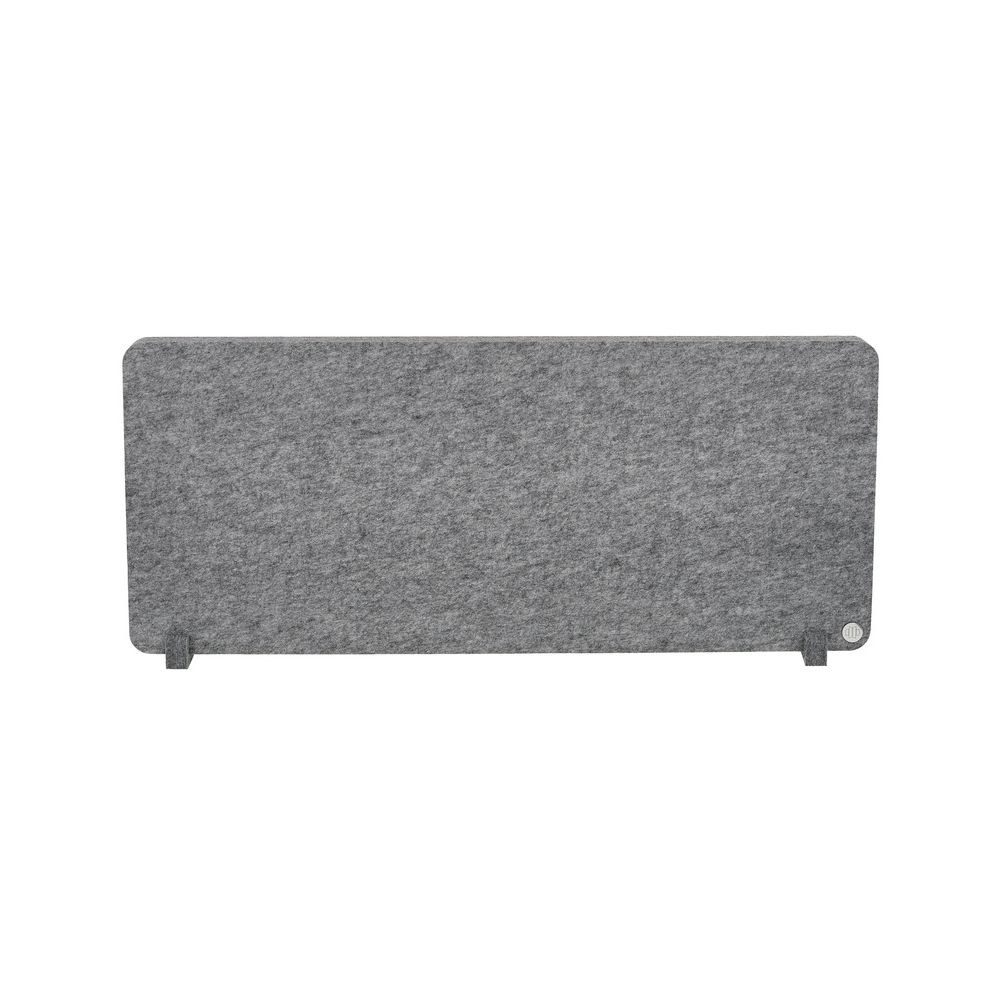 פאנל אקוסטי PET t.akustik 140×60 ס״מ – עם 2 רגליות, NRC 0.95, עמיד ללחות, אפור-כסוף 2 פאנל ה-PET של 140 ס״מ – פאנל אקוסטי, תמונה 2