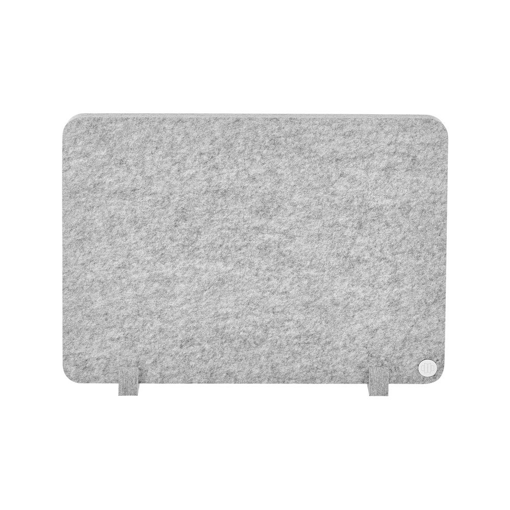פאנל אקוסטי PET t.akustik 80×60 ס״מ – עם 2 רגליות, NRC 0.95, עמיד ללחות, אפור-כסוף 2 פאנל ה-PET של 80 ס״מ – פאנל אקוסטי, תמונה 2