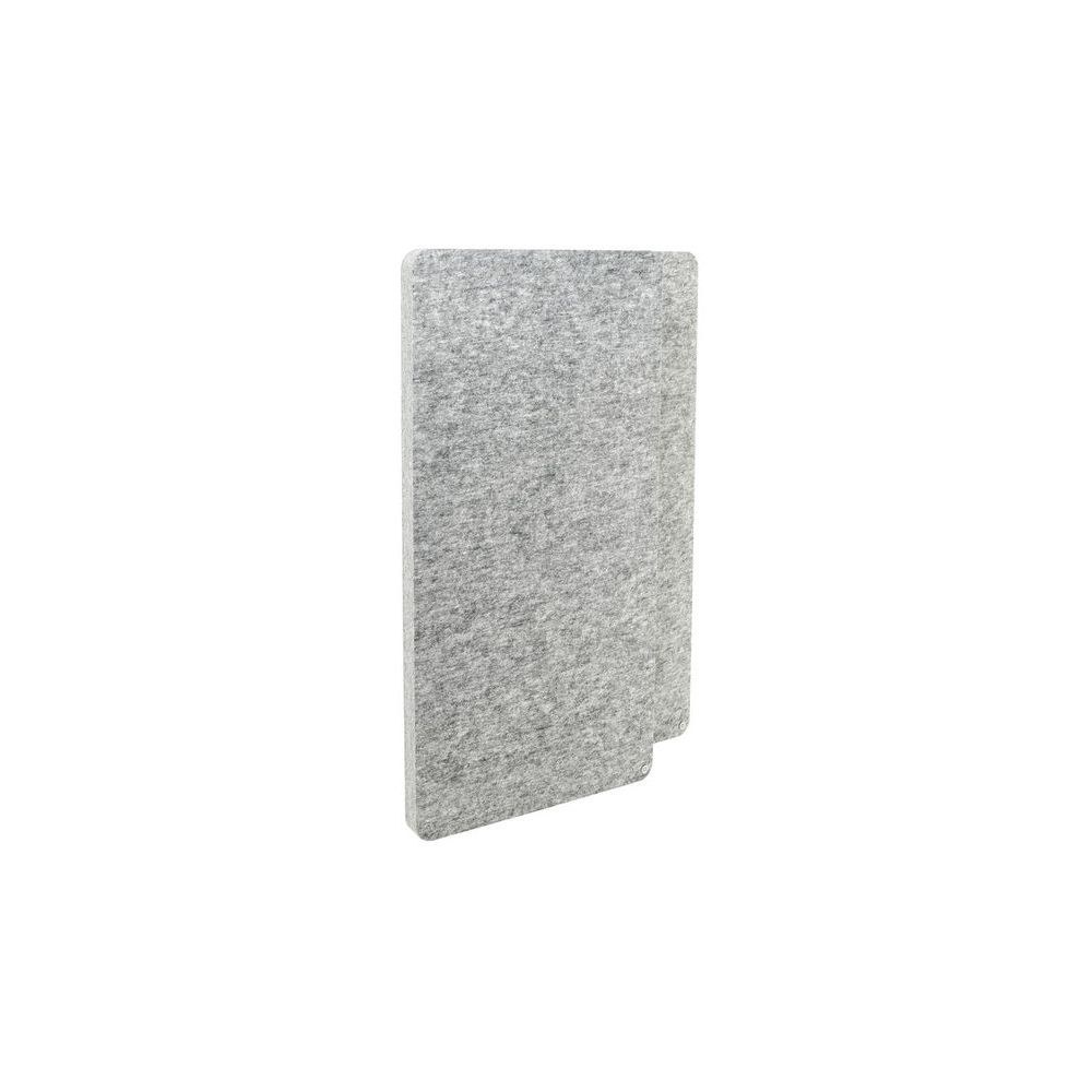 זוג פאנלים אקוסטיים t.akustik מלבד PET 120×60 ס״מ – NRC 0.95, תלייה בווים, אפור-כסוף 3 פאנלי ה-PET – פאנלים אקוסטיים, תמונה 3