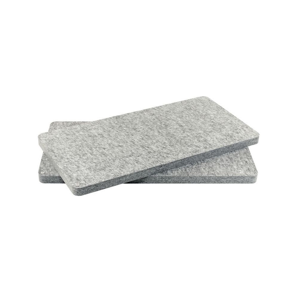 זוג פאנלים אקוסטיים t.akustik מלבד PET 120×60 ס״מ – NRC 0.95, תלייה בווים, אפור-כסוף 5 פאנלי ה-PET – פאנלים אקוסטיים, תמונה 5