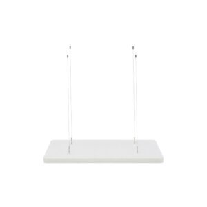 בולם תקרה אקוסטי t.akustik מלבד PET – 120×60 ס״מ, עובי 5 ס״מ, NRC 0.95, כבלי תלייה, לבן