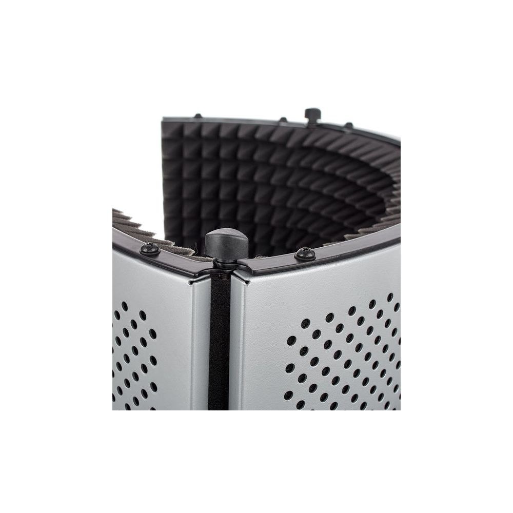 מסך אקוסטי למיקרופון the t.bone XL – 5 מקטעים מתקפלים, רוחב עד 80 ס״מ, לסטנד או לשולחן (יבוא בלעדי) 6 המסך האקוסטי XL של the t.bone – מסך אקוסטי למיקרופון, תמונה 6