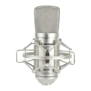 מיקרופון קונדנסר אולפני עם דיאפרגמה 34 מ״מ – Alctron MC001W