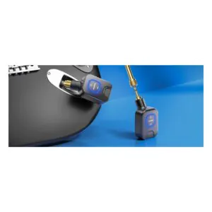 מערכת אלחוטית 5.8GHz לגיטרה, בס וקלידים עם נרתיק טעינה 2000mAh, עד 30 שעות ו-6 ערוצים
