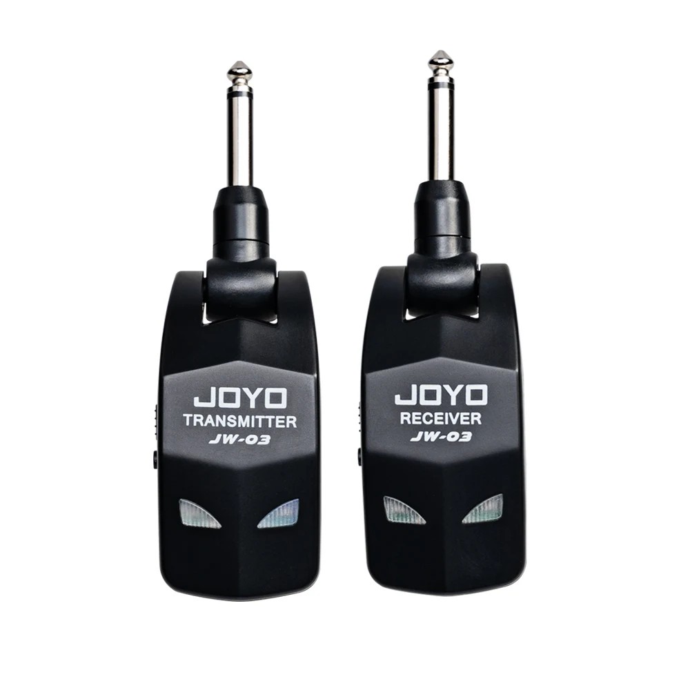 מערכת אלחוטית לגיטרה ובס 2.4GHz – משדר ומקלט נטענים, 4 ערוצים, בלי כבלים על הבמה 1 מערכת אלחוטית 2.4GHz לגיטרה ובס — משדר ומקלט