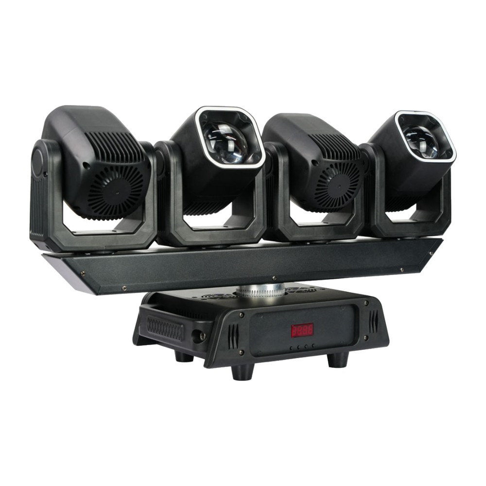 פנס בים 4 ראשים מסתובבים 4×40W RGBW – Apextone 4-HEADS-BEAM 3 פנס בים 4 ראשים מסתובבים 4×40W RGBW – Apextone 4-HEADS-BEAM – תמונה 2