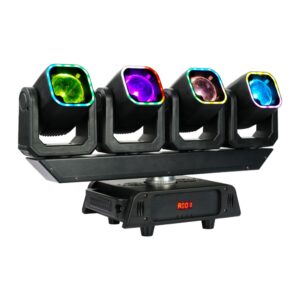 פנס בים 4 ראשים מסתובבים 4×40W RGBW – Apextone 4-HEADS-BEAM
