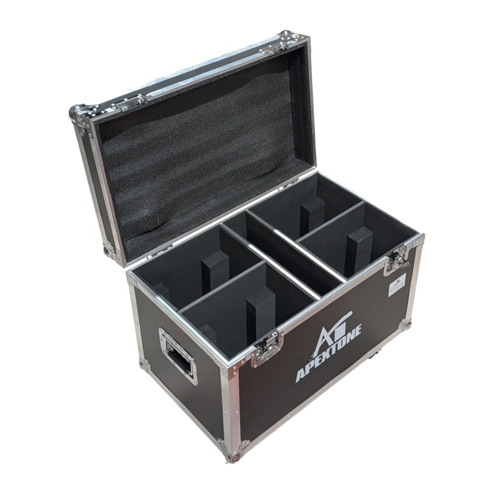 קייס הובלה ל-4 ראשים נעים 7×40W עם גלגלים – Apextone 3 קייס הובלה ל-4 ראשים נעים 7×40W עם גלגלים – Apextone – תמונה 2