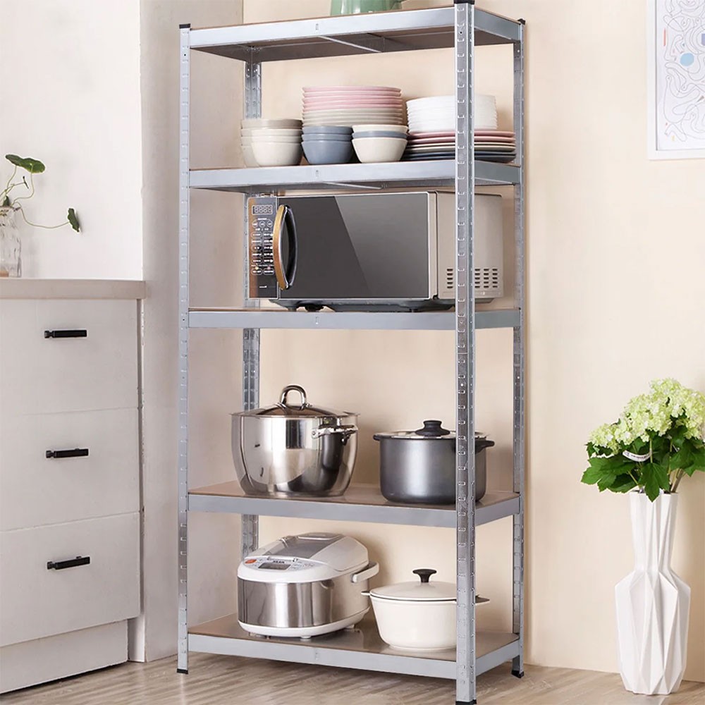מדף 5 קומות מגולוון 180×90×40 עם מדפי MDF – Apextone WR-1809040 3 מדף 5 קומות מגולוון 180×90×40 עם מדפי MDF – Apextone WR-1809040 – תמונה 2
