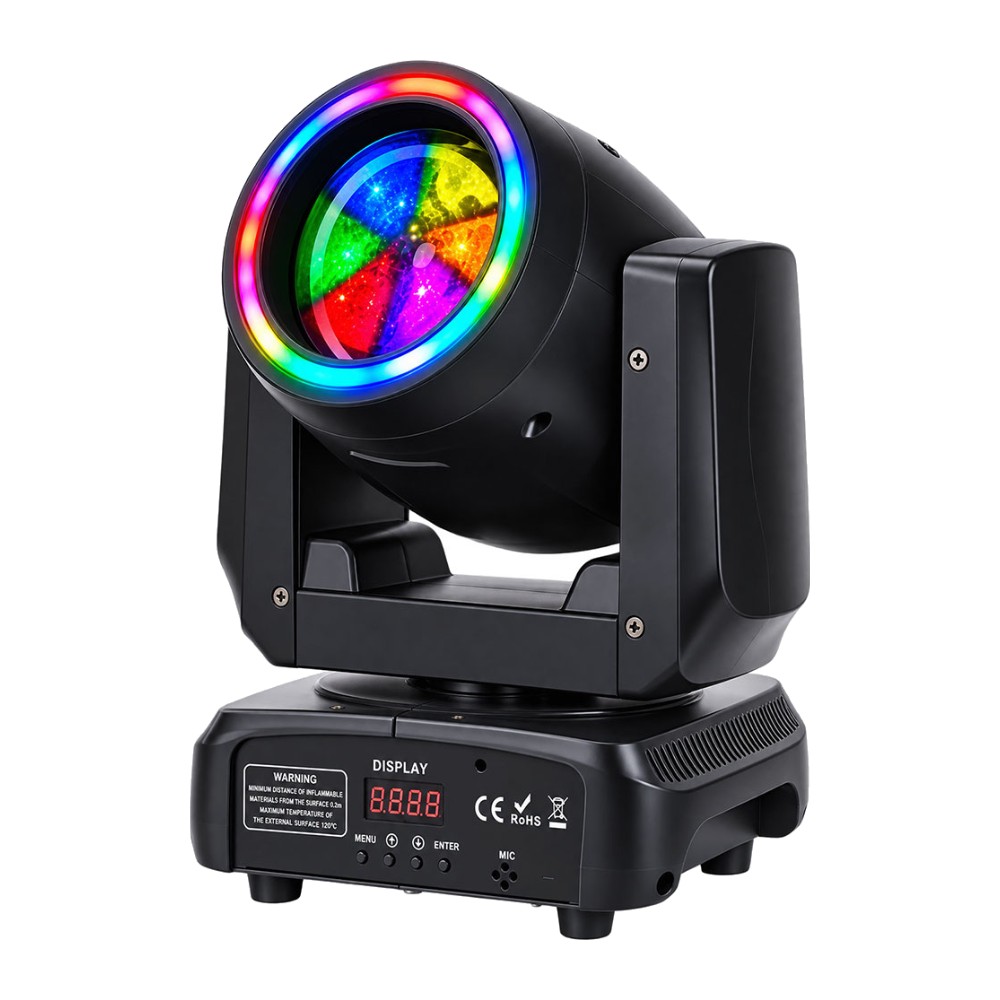 ראש נע בים לד 120W עם גובואים ופריזמות – Apextone LUXO 180 1 ראש נע בים לד 120W עם גובואים ופריזמות – Apextone LUXO 180
