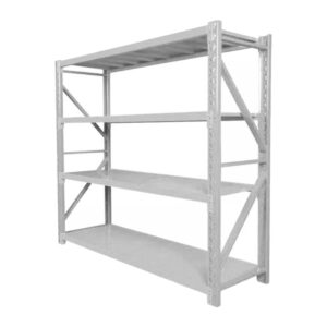 מערכת מדפים מודולרית 200×150×50 – 4 מדפים, 200 ק״ג למדף – Apextone WR-20015050 GRAY