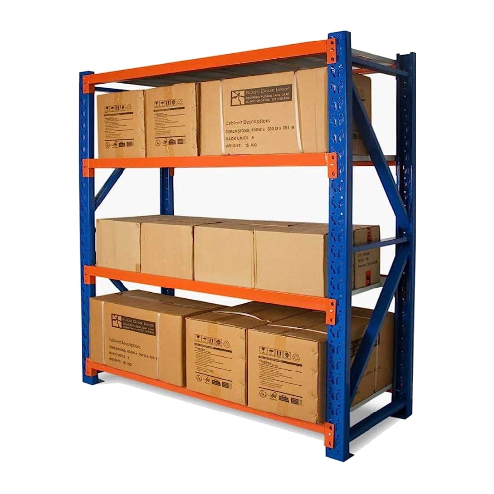 מערכת מדפים שחורה 200×200×60 – 4 מדפים, 200 ק״ג למדף – Apextone WR-BLC-20020060 4 מערכת מדפים שחורה 200×200×60 – 4 מדפים, 200 ק״ג למדף – Apextone WR-BLC-20020060 – תמונה 3