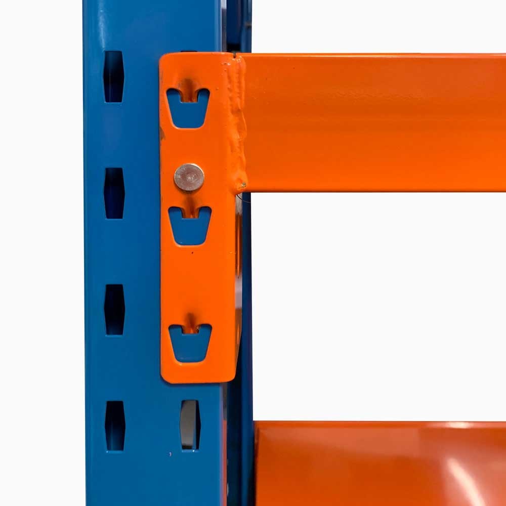 מערכת מדפים שחורה 200×200×60 – 4 מדפים, 200 ק״ג למדף – Apextone WR-BLC-20020060 5 מערכת מדפים שחורה 200×200×60 – 4 מדפים, 200 ק״ג למדף – Apextone WR-BLC-20020060 – תמונה 4