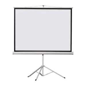 מסך הקרנה 84″ 4:3 עם חצובה – 171×128 ס״מ – Apextone TPS8443