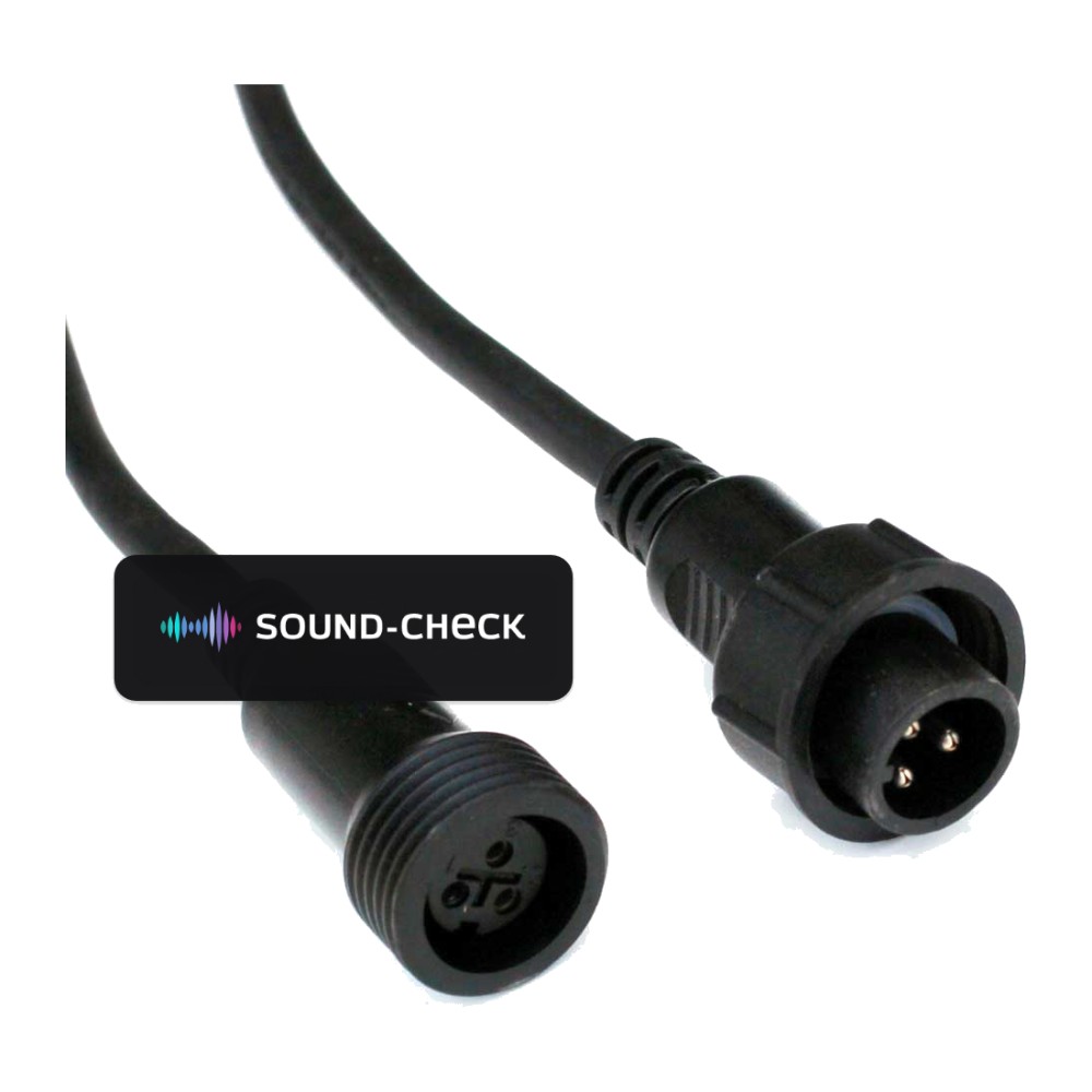 כבל DMX מוגן מים 5 מטר – Apextone WP DMX 1 כבל DMX מוגן מים 5 מטר – Apextone WP DMX