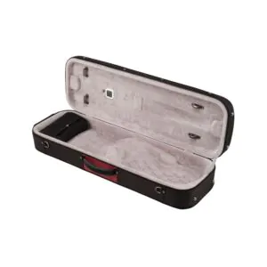 קייס קל לכינור 4/4 Roth & Junius VNC-01 – מתלה מרופד, מד לחות דיגיטלי, רצועות גב, בורדו