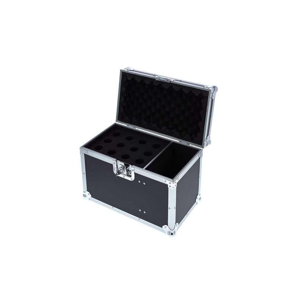 ארגז ל-12 מיקרופונים Flyht Pro – ספוג מותאם, תא צדדי לתפסנים ולאביזרים, פינות לערימה (יבוא בלעדי) 5 ארגז 12 המיקרופונים – ארגז למיקרופונים, תמונה 5
