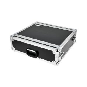 ארגז ראק 3U חסכוני Flyht Pro – עומק 35 ס״מ, מכסים קדמי ואחורי, 4 סוגרי נעילה, שחור (יבוא בלעדי)