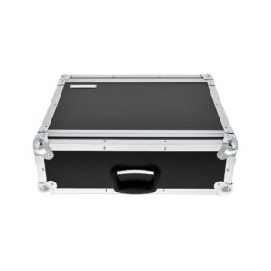 ארגז ראק 3U חסכוני Flyht Pro – עומק 35 ס״מ, מכסים קדמי ואחורי, 4 סוגרי נעילה, שחור (יבוא בלעדי)