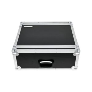 ארגז ראק 4U חסכוני Flyht Pro – עומק 35 ס״מ, מכסים קדמי ואחורי, 4 סוגרי נעילה, שחור (יבוא בלעדי)